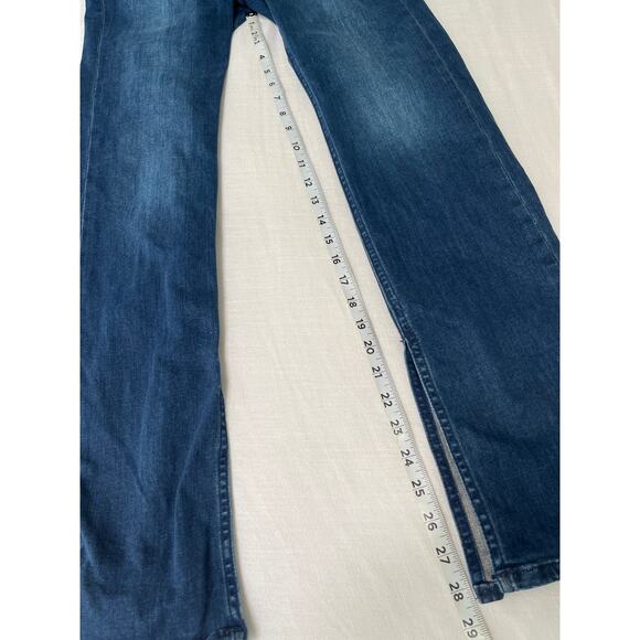 Anthropologie Pilcro Split Denim Button Overalls Size 27 Petite - Picture 10 of 10